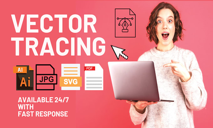 Recreate, redraw, remake, raster logo to vector by Malik48_graphic | Fiverr