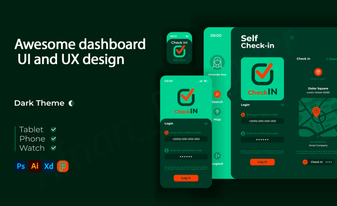 Design amazing ui and ux for mobile and web app user interface by ...