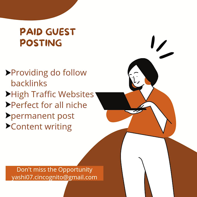do content writing and guest post on high traffic websites
