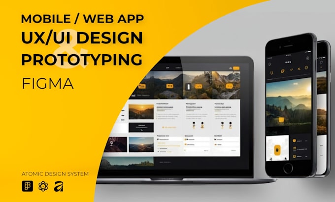 design your mobile app, saas, or website UX UI in figma