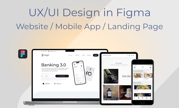 Create a custom ux ui design in figma by Mobians | Fiverr