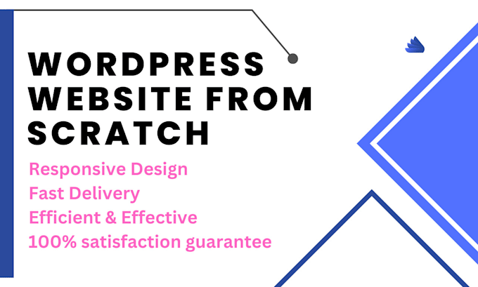build a complete wordpress website from scratch