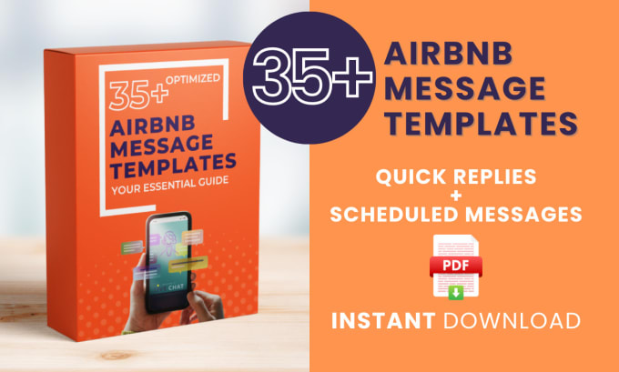 Provide 35 pre written scheduled message templates for airbnb host by