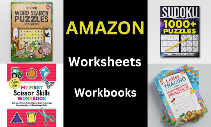 Design custom worksheets and activity book for school kids by ...