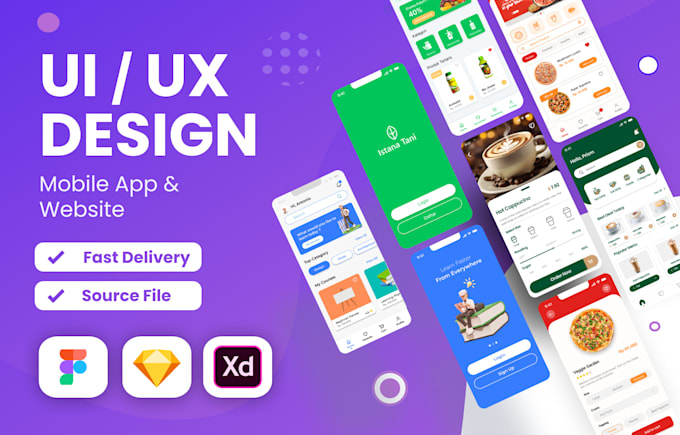 create UI UX figma design, website and mobile app UI UX figma design