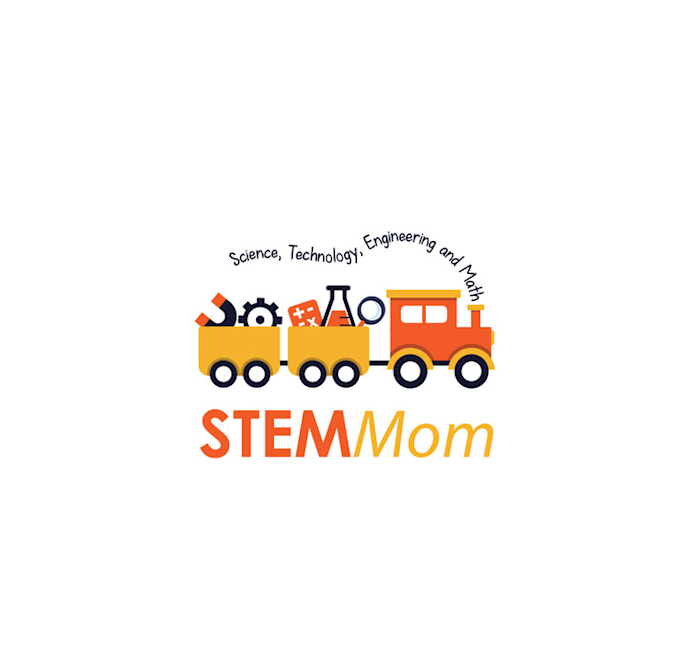 do modern unique nice kids science technology logo