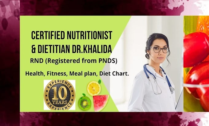Be your online personal trainer dietitian and nutritionist by