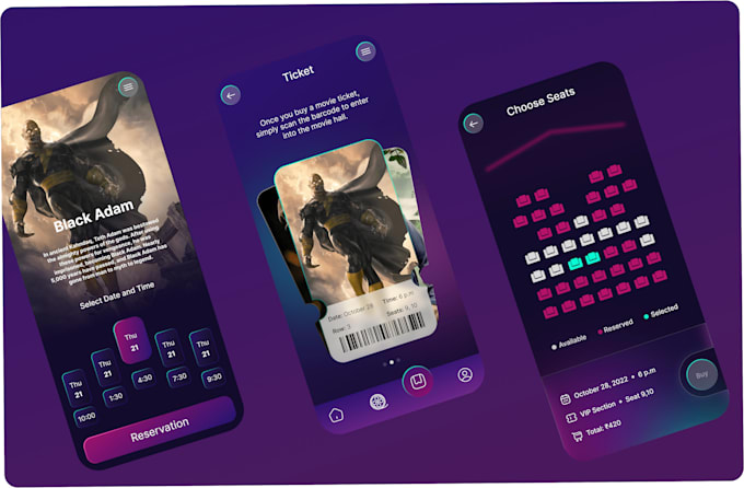Create modern ux ui design for your web and mobile app by ...