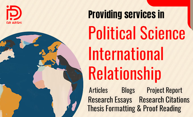 write content on political sciences and international relations