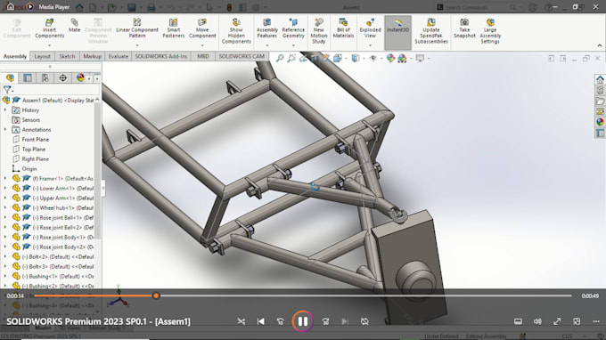 conduct engineering design using solidworks