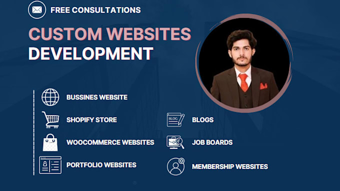 do website design and developmet and fix issues