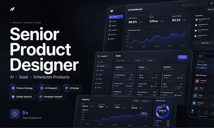 design modern saas dashboard UI UX in figma