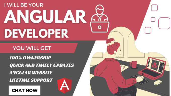 Be your quick angular web and angular website developer by Jahanzeb7861 ...