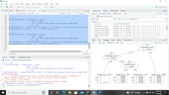 provide r studio programming services