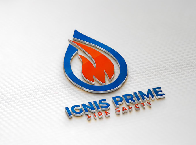 make five 3d mockups of your logo