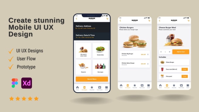 Do incredible mobile ui ux design or app ui ux design by Ahsan_ifham ...
