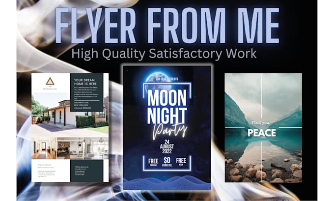 design a professional business or event flyer