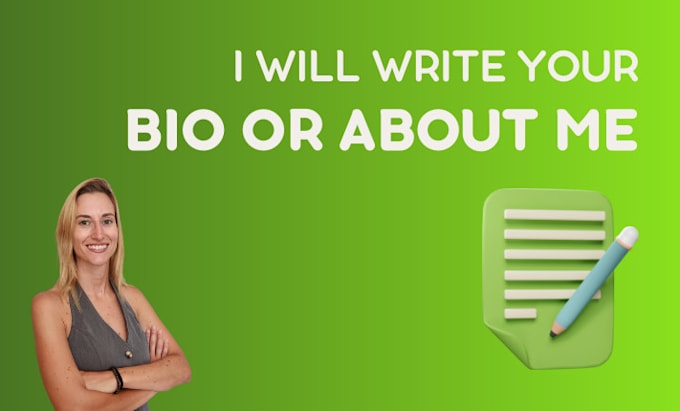 write your bio or about me