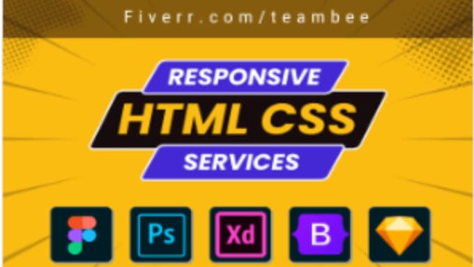 Be Your Front End Web Developer Html Css Bootstrap Gsap By Mahmad0001 Fiverr