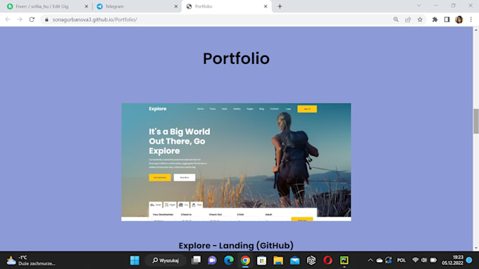 Your frontend developer html css js for you by Sofiia_hu | Fiverr