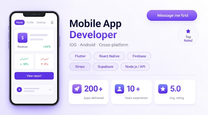 be your ai mobile app developer and app designer