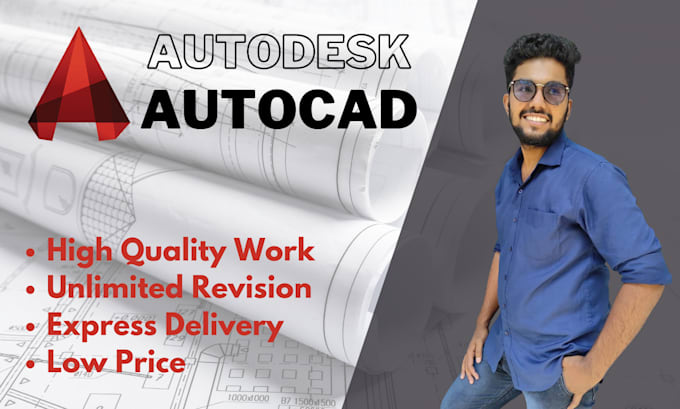 Do better autocad drawings for you by Thanzeer_tgr | Fiverr