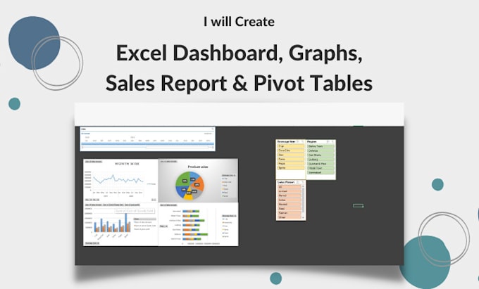 Create custom excel dashboard design and data visualization services by ...