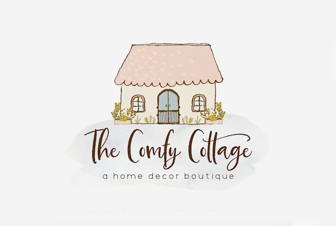 create home decor boutique logo with revision