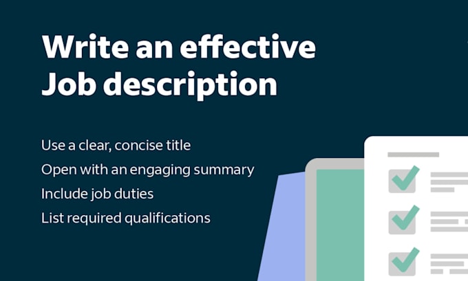 create a perfect job description for any position