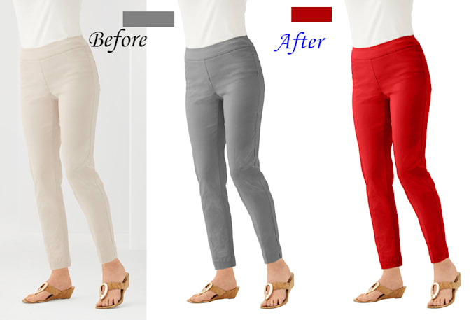 Do color correction, color change, pattern change, and color grading by ...