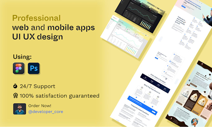 Design n prototype clean, attractive ui ux for apps n website by ...