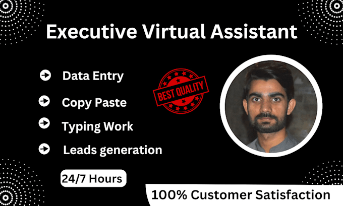 be your executive virtual assistant any time for 24 hours