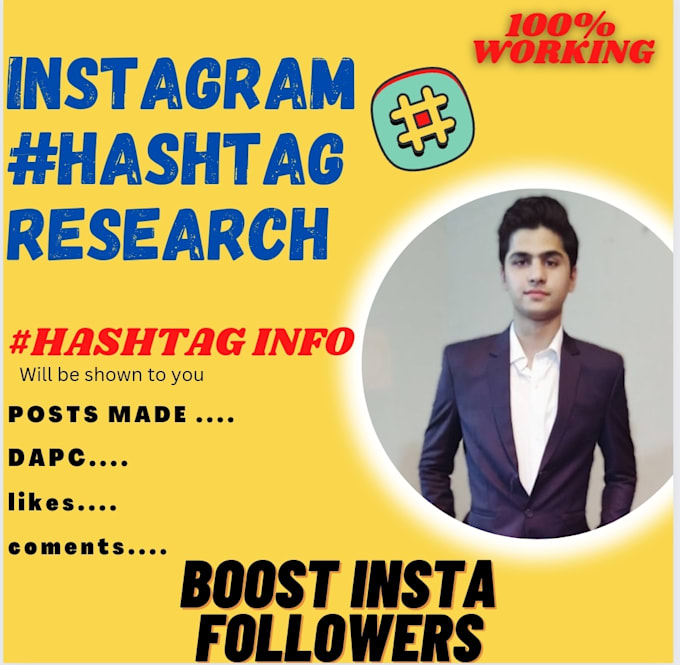 Create 100 top hashtags for your instagram growth by Sohai_khan2 Fiverr