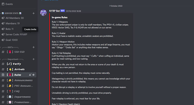 Create a discord server for you by Xyzadiscord | Fiverr