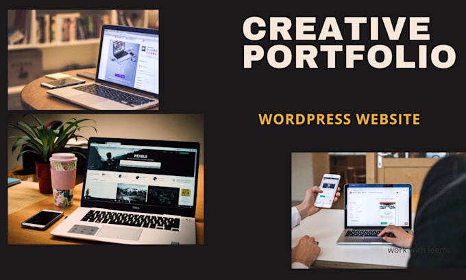 Create amazing portfolio wordpress website for you by Leemich | Fiverr