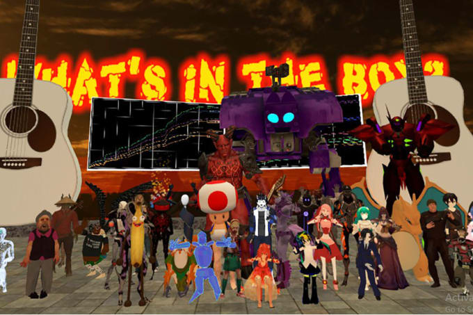 vrchat custom avatars red