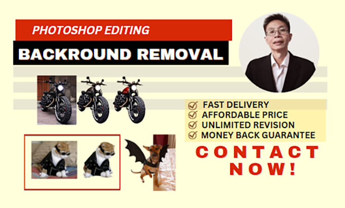 remove the background  images from the pictures you provided