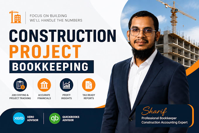 do xero quickbooks bookkeeping for construction businesses