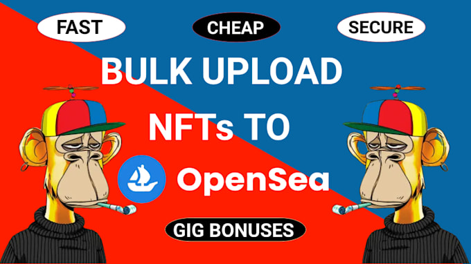 bulk upload nfts to opensea