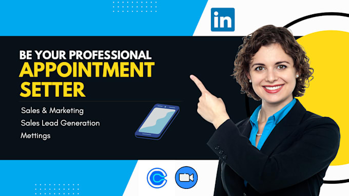 be your linkedin b2b sales manager and appointment setter