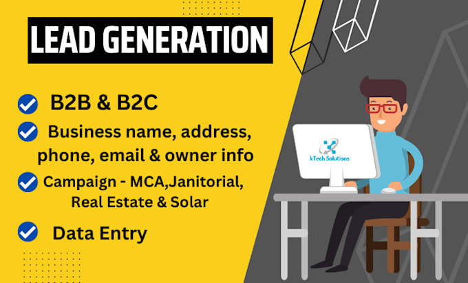 do lead generation and data entry
