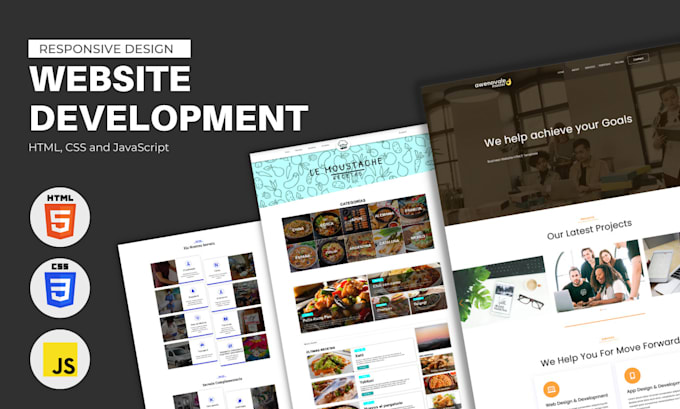 Design and develop your html, css, responsive website by Haickerweb ...