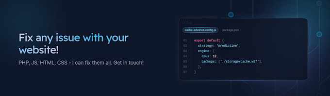 Fix your website bugs, fix html, css, javascript, php by Nottanzzz | Fiverr