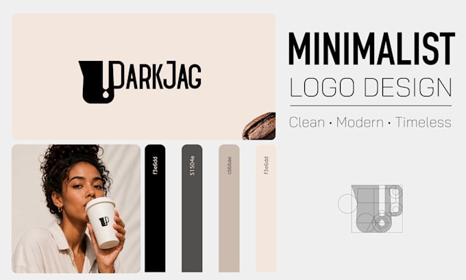 create a unique modern minimalist logo for your brand