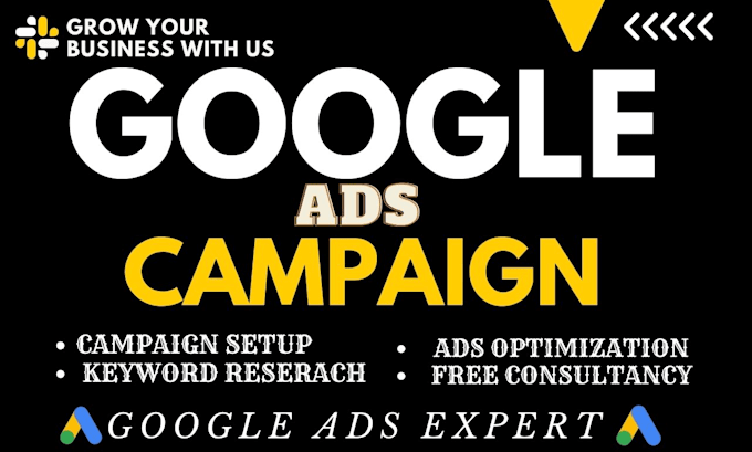 setup and manage your google ads adwords PPC campaign