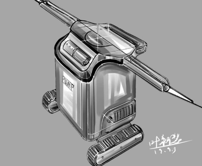 Do product design sketch and 3d modeling by Yeeeee0227 | Fiverr