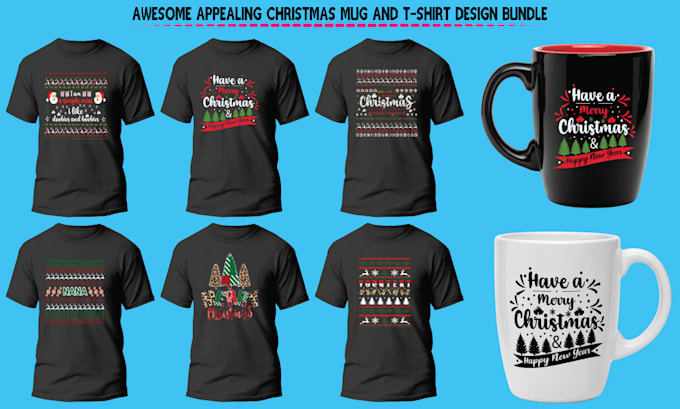 do christmas sweater hoodie mug tote bag and t shirt design