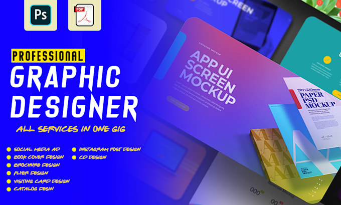 Do all graphic designs and photoshop tasks by Muttaqi_abbas18 | Fiverr