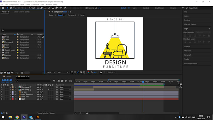 Make 2d custom animations very fast by Sergeykuznet817 | Fiverr