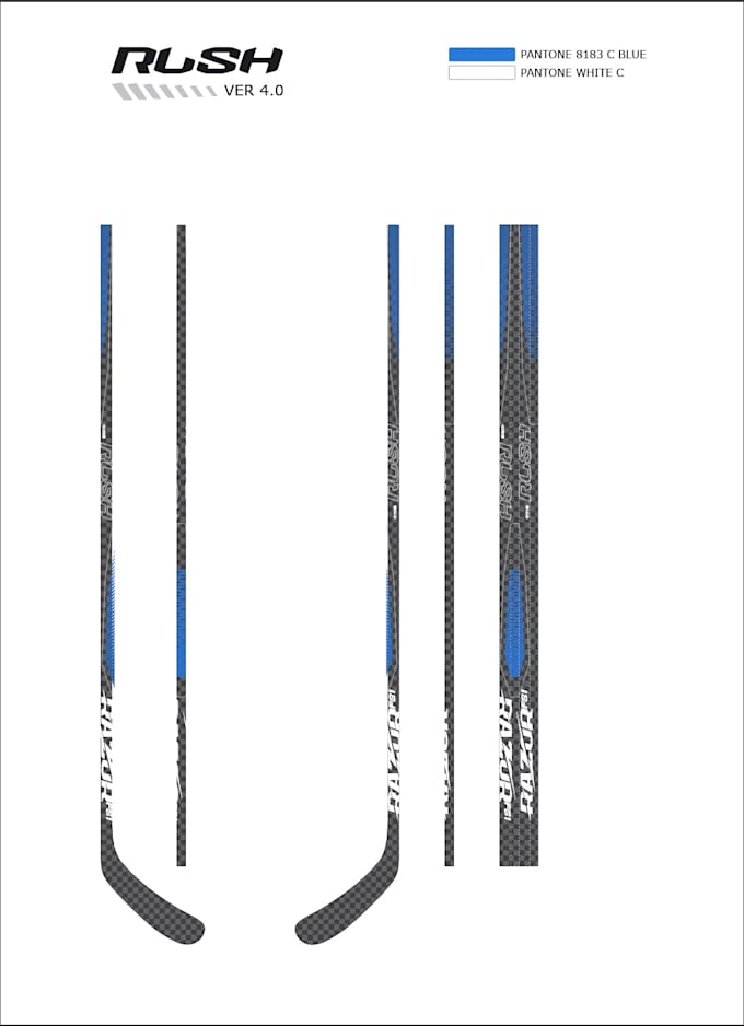 design hockey stick artwork